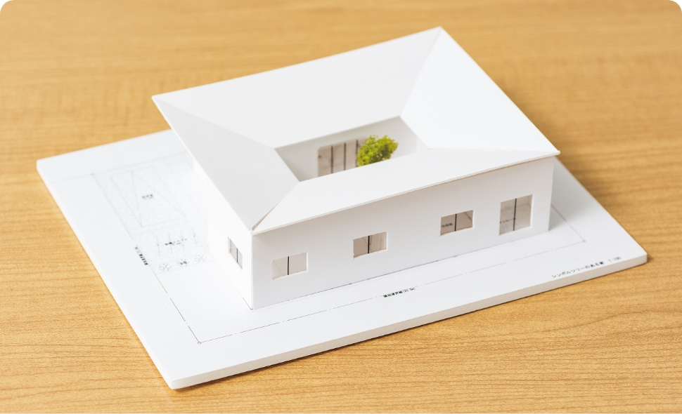 木造平屋建て住宅の設計作品
