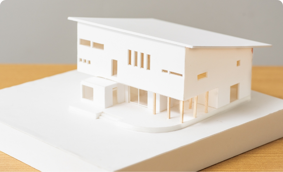 木造2世帯住宅の設計作品