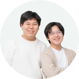 飯草 卓也さん（東京都立蔵前工科高等学校出身）、露峰 隼斗 さん（私立日本体育大学柏高等学校）