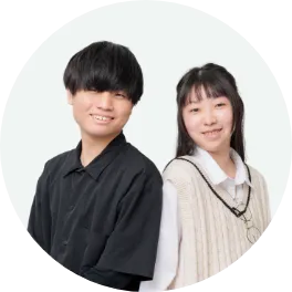 髙木 正行さん（沖縄県立八重山高等学校）、泉 飛美さん（東京都立橘高等学校）