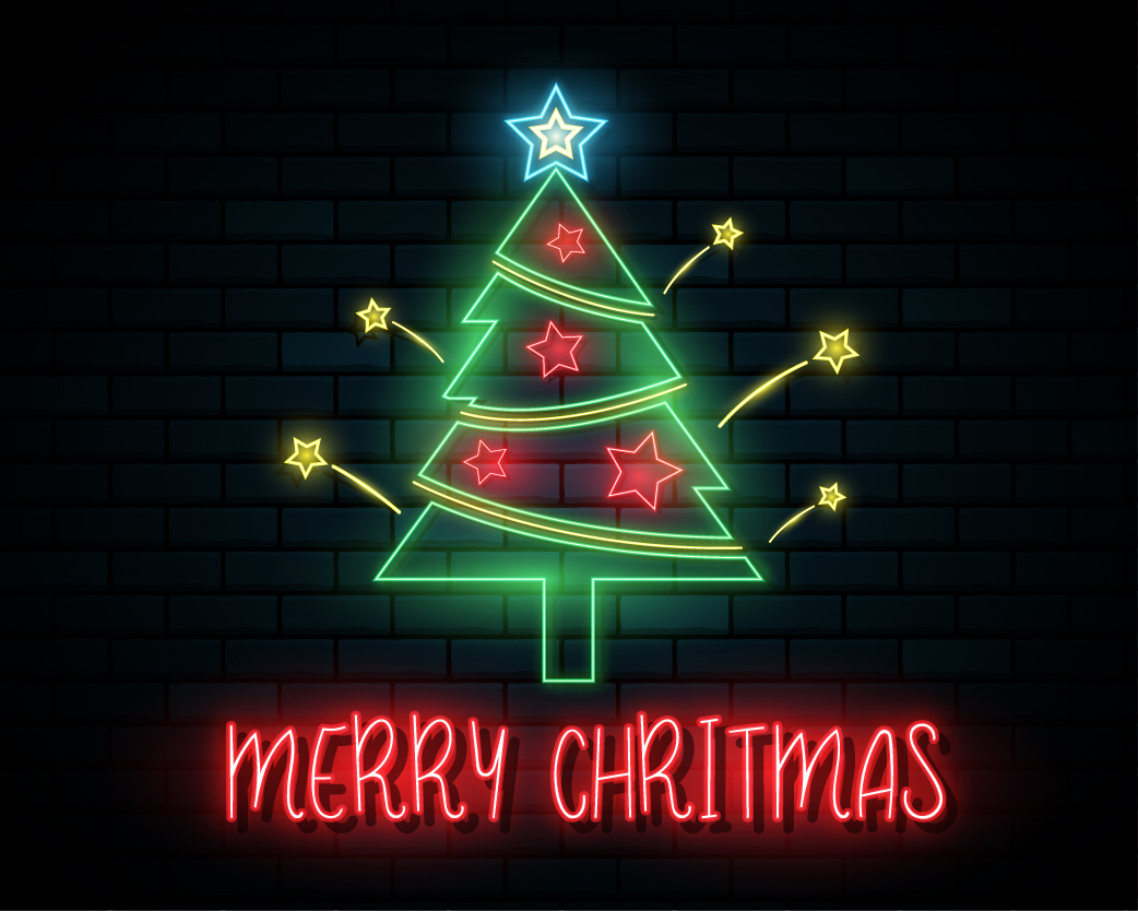 スクリーンに映るクリスマスツリーをおしゃれに飾りつけしよう！デザインしたものはキーホルダーに♪