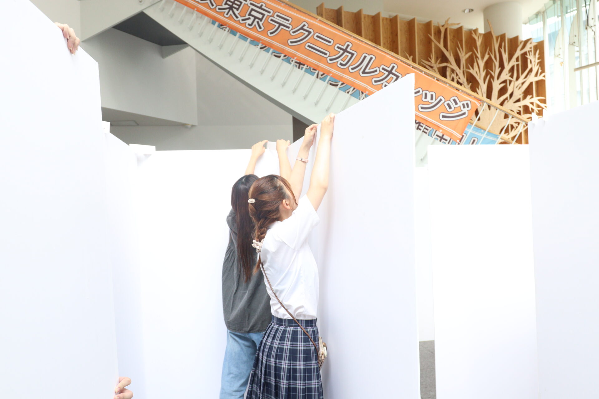 【3学科合同メニュー】体験型・参加型の巨大迷路づくり！