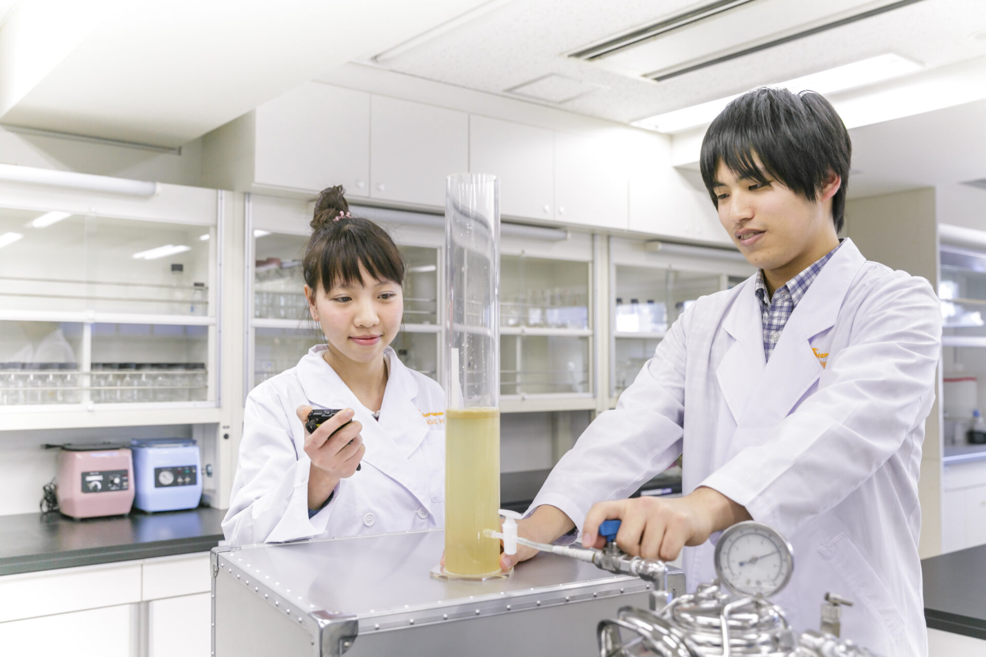 目で見てわかる水処理技術を体験