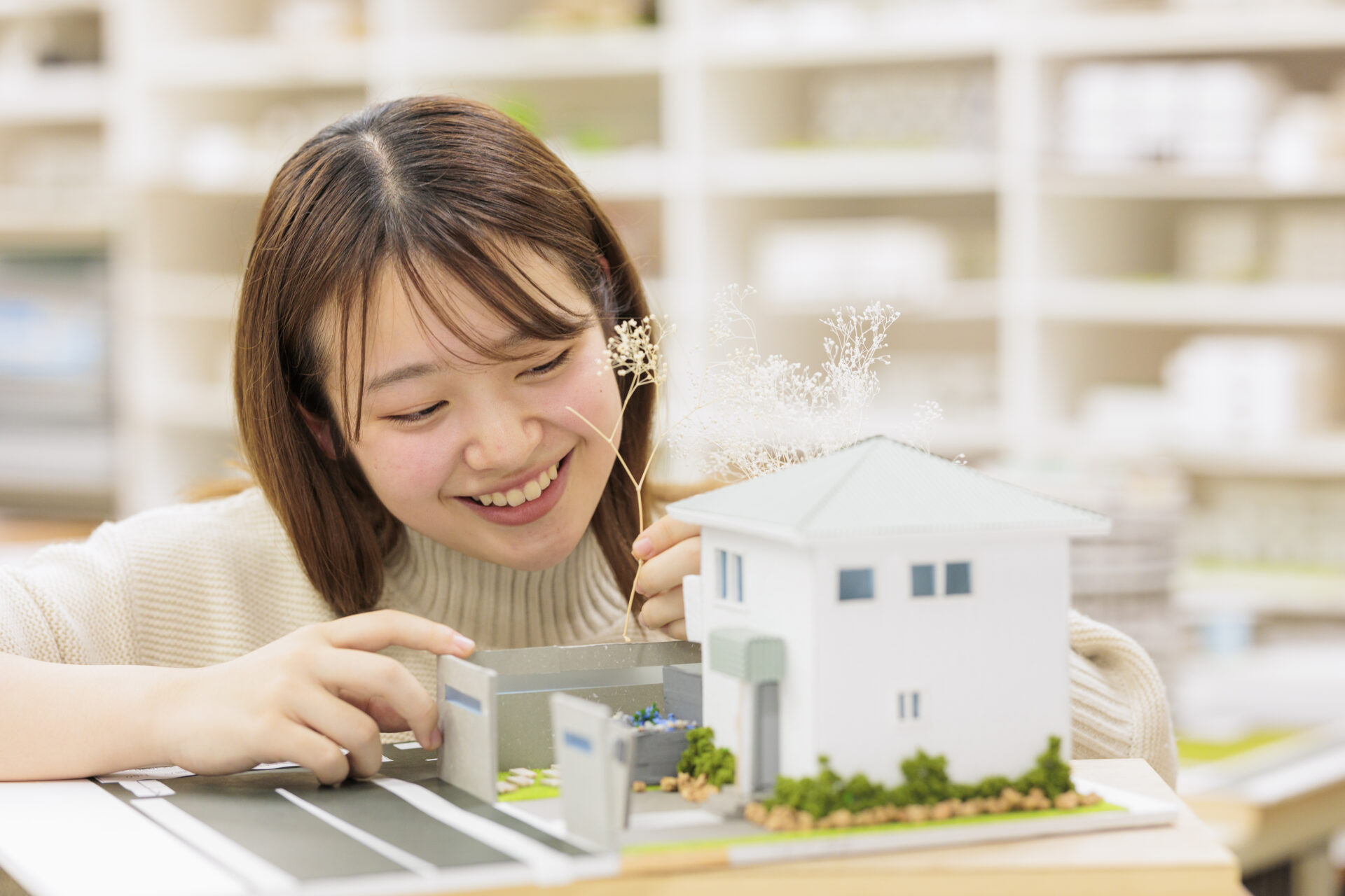 【受付10時まで】​  建物から庭までこだわりの模型づくり！​  あなたの理想の家をカタチにしよう​  ​